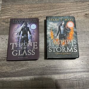 Mini Throne of Glass and Empire of Storms Books